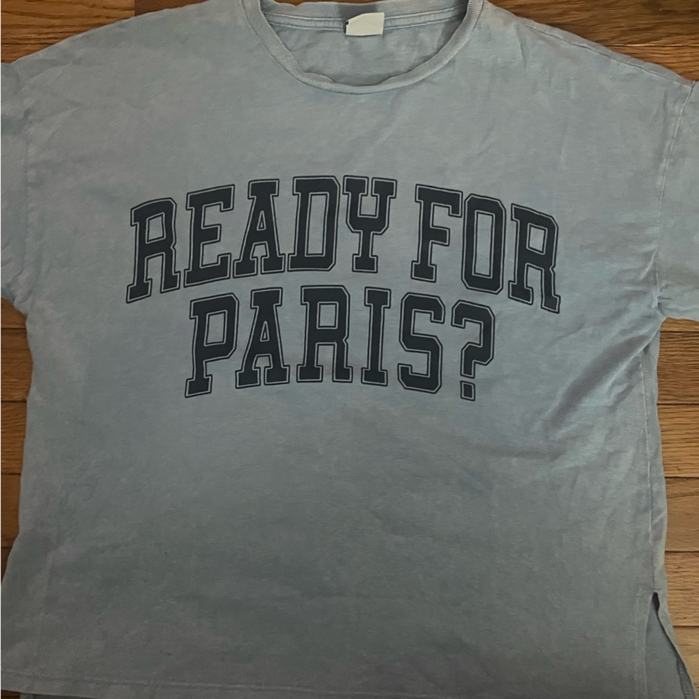 Zara Light Blue Tee